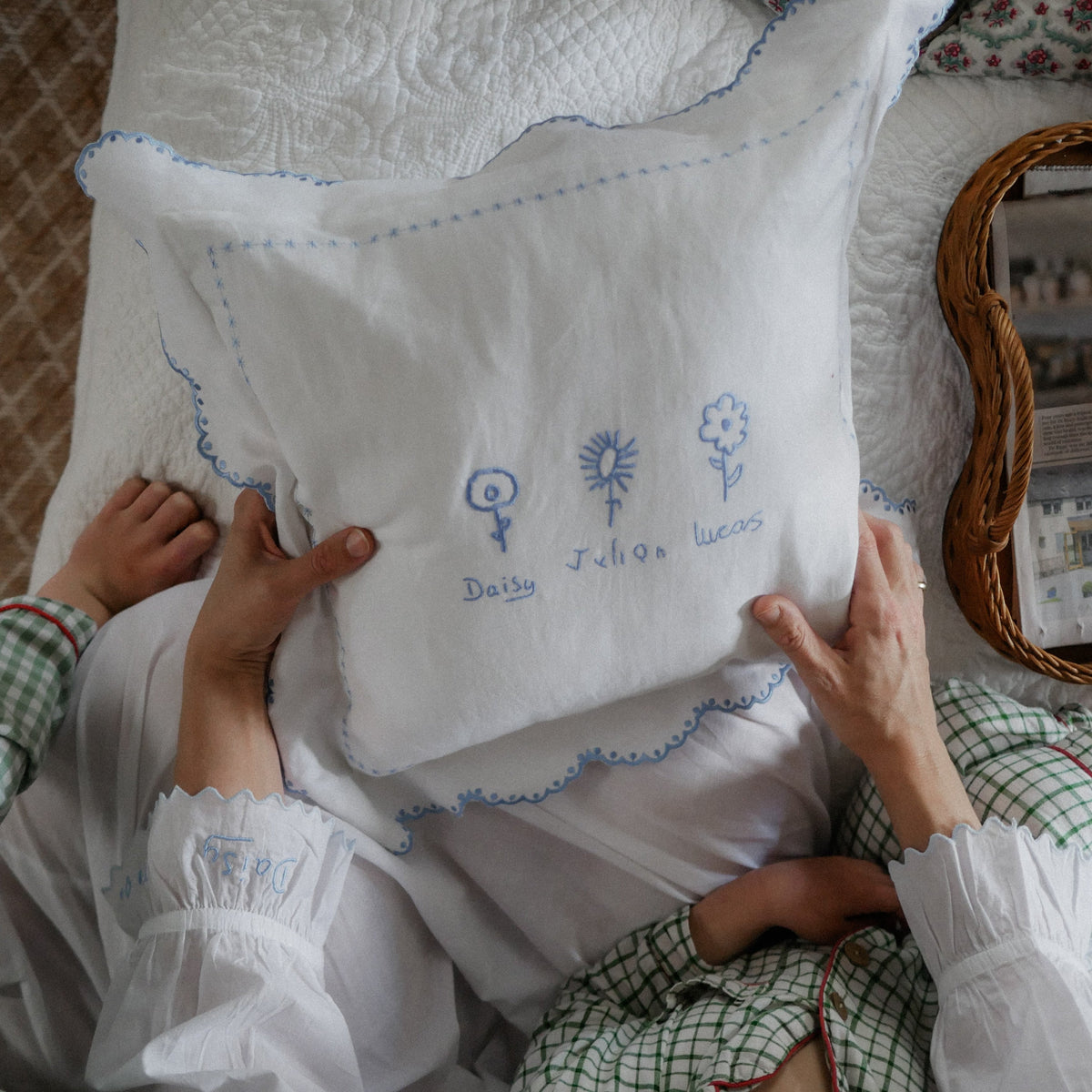 Scalloped Pillow Case
