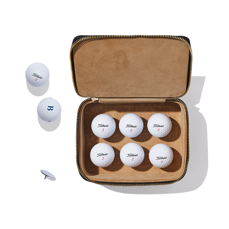 Golf Ball Leather Set