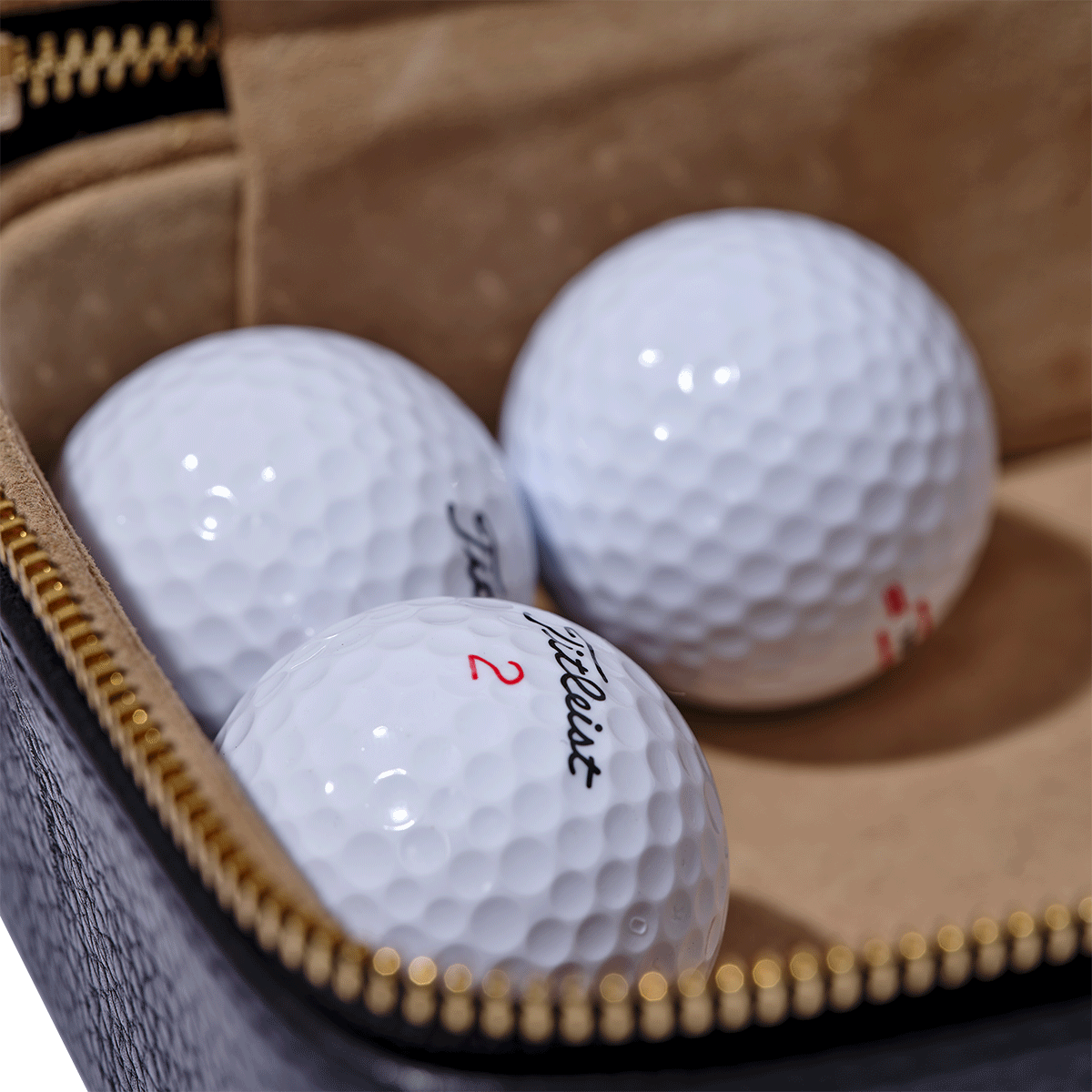 Golf Ball Leather Set