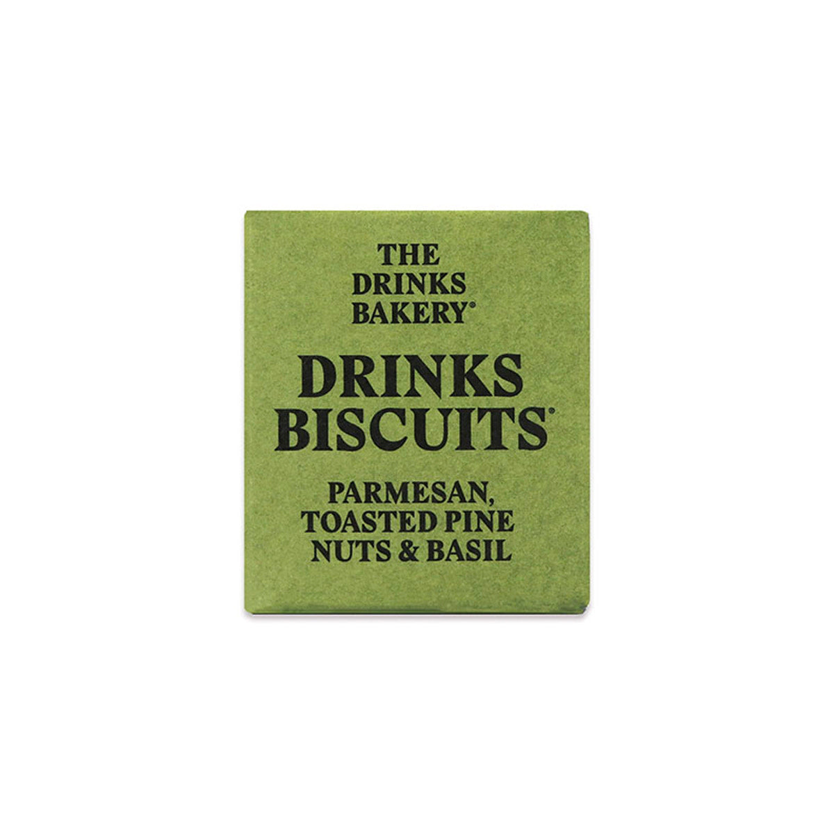 Parmesan, Toasted Pine Nuts & Basil Drinks Biscuits