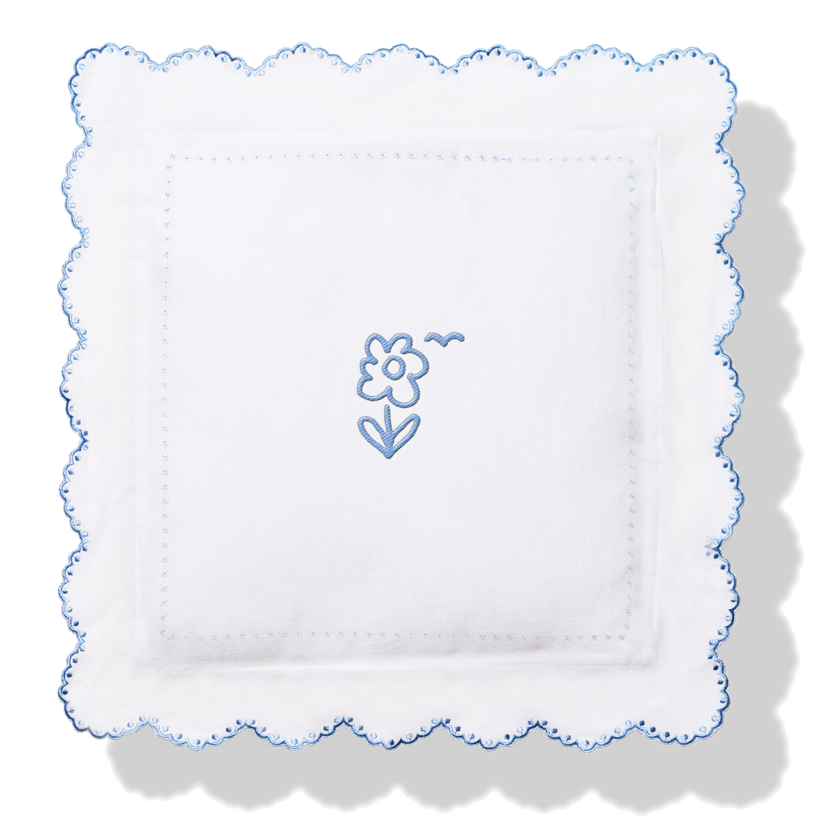 Scalloped Pillow Case