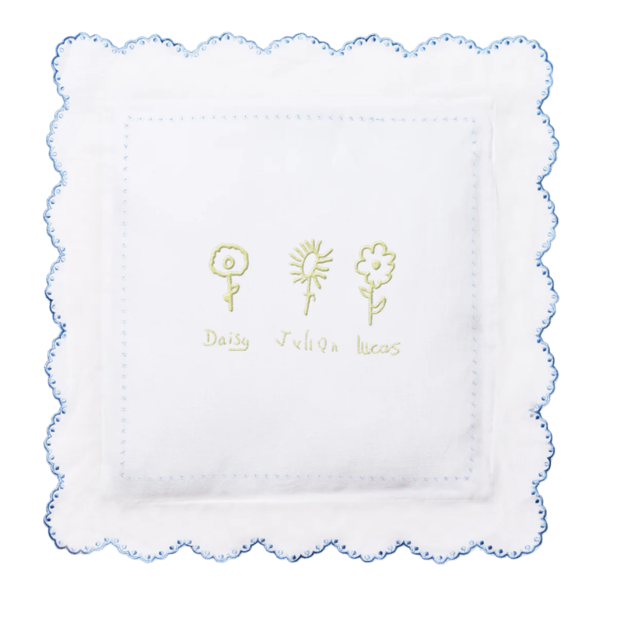 Scalloped Pillow Case