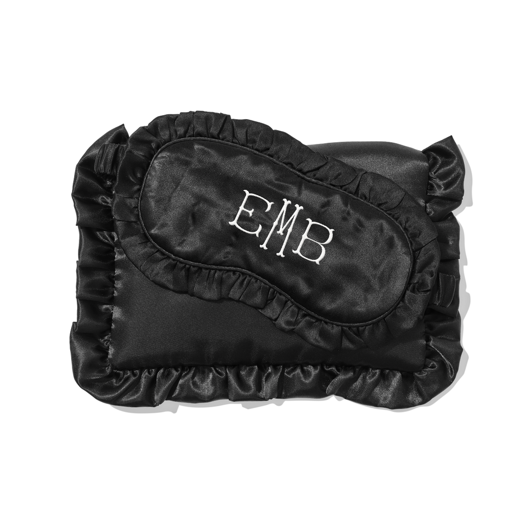 Ruffle Eye Mask & Pouch