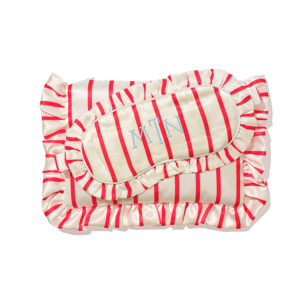 Ruffle Eye Mask & Pouch