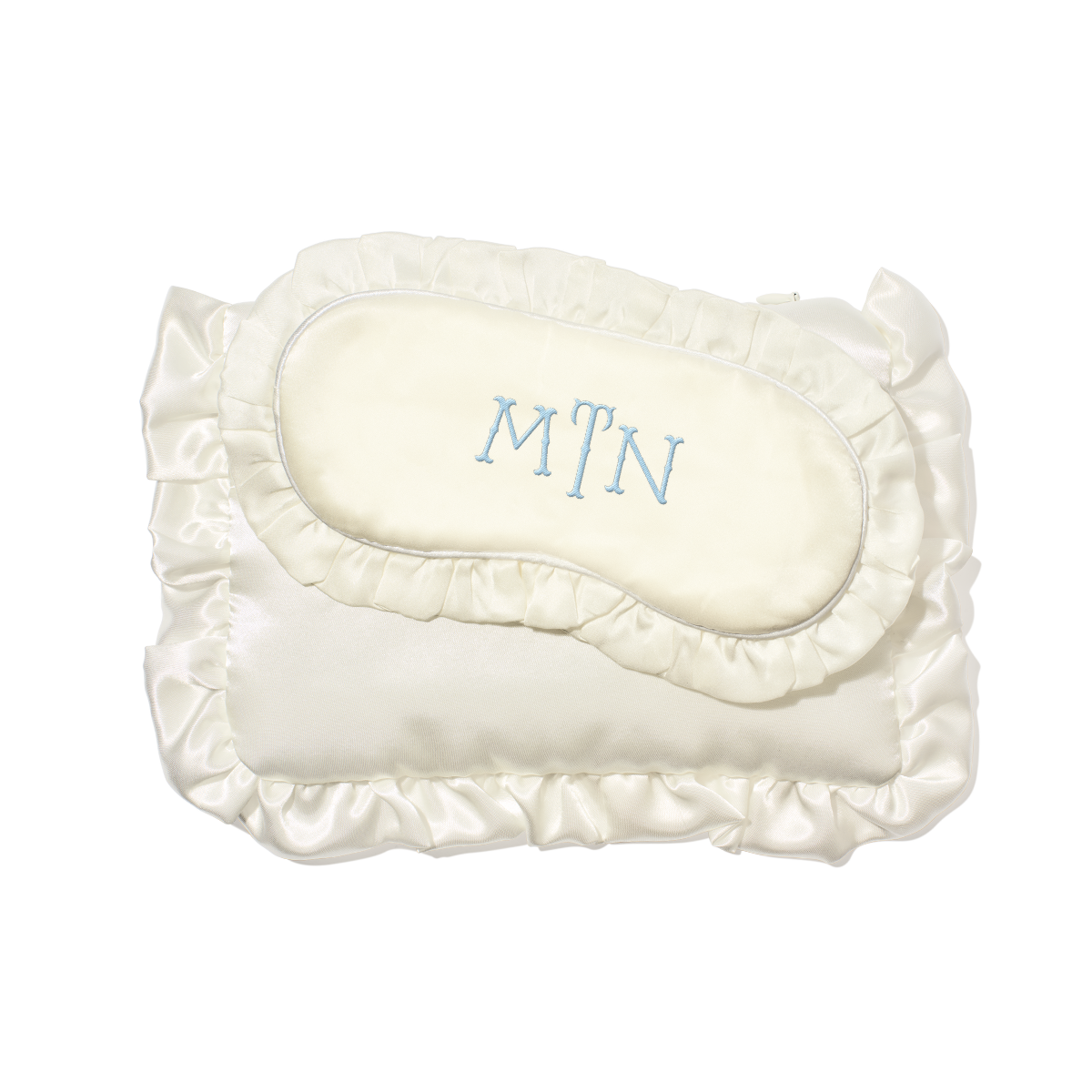 Ruffle Eye Mask & Pouch