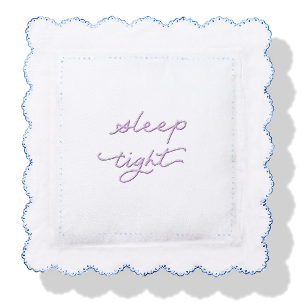 Scalloped Pillow Case