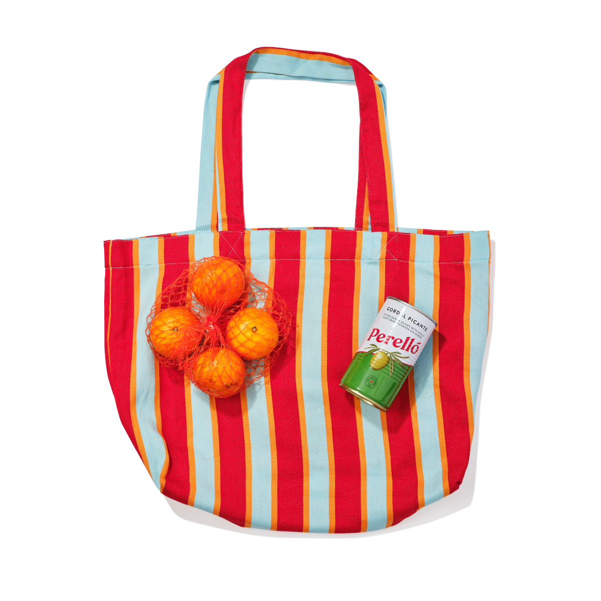 Stripe Market Tote