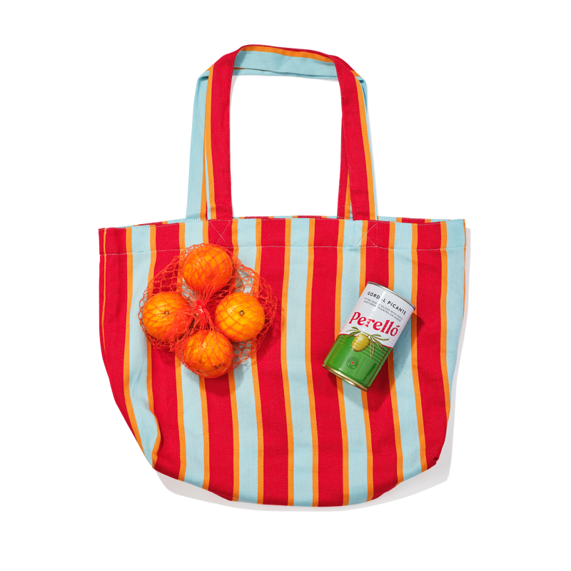 Stripe Market Tote
