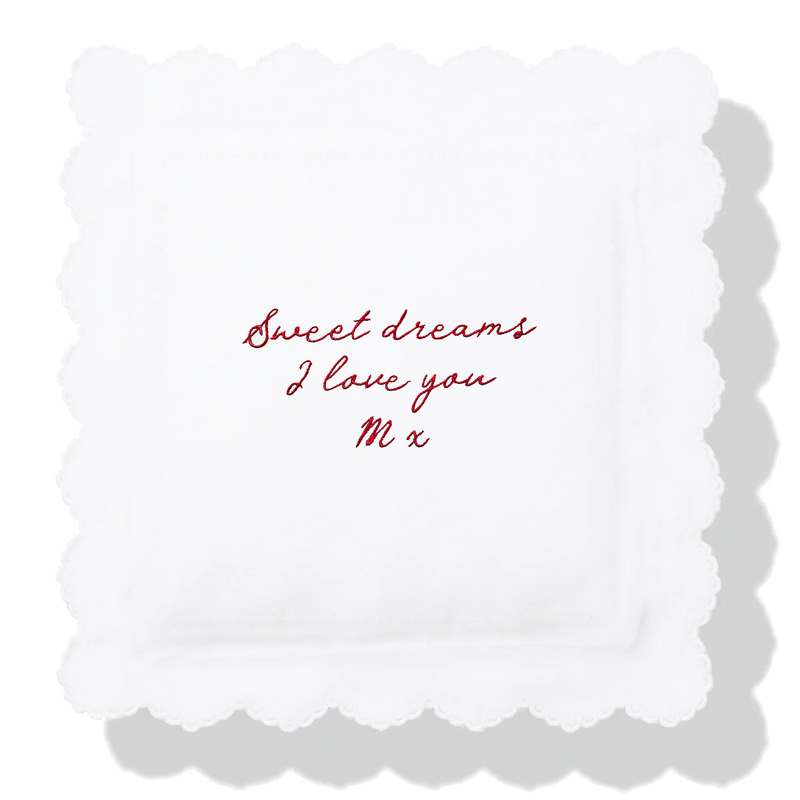 Scalloped Pillow Case