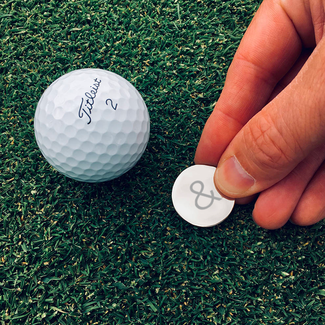 Silver Golf Marker