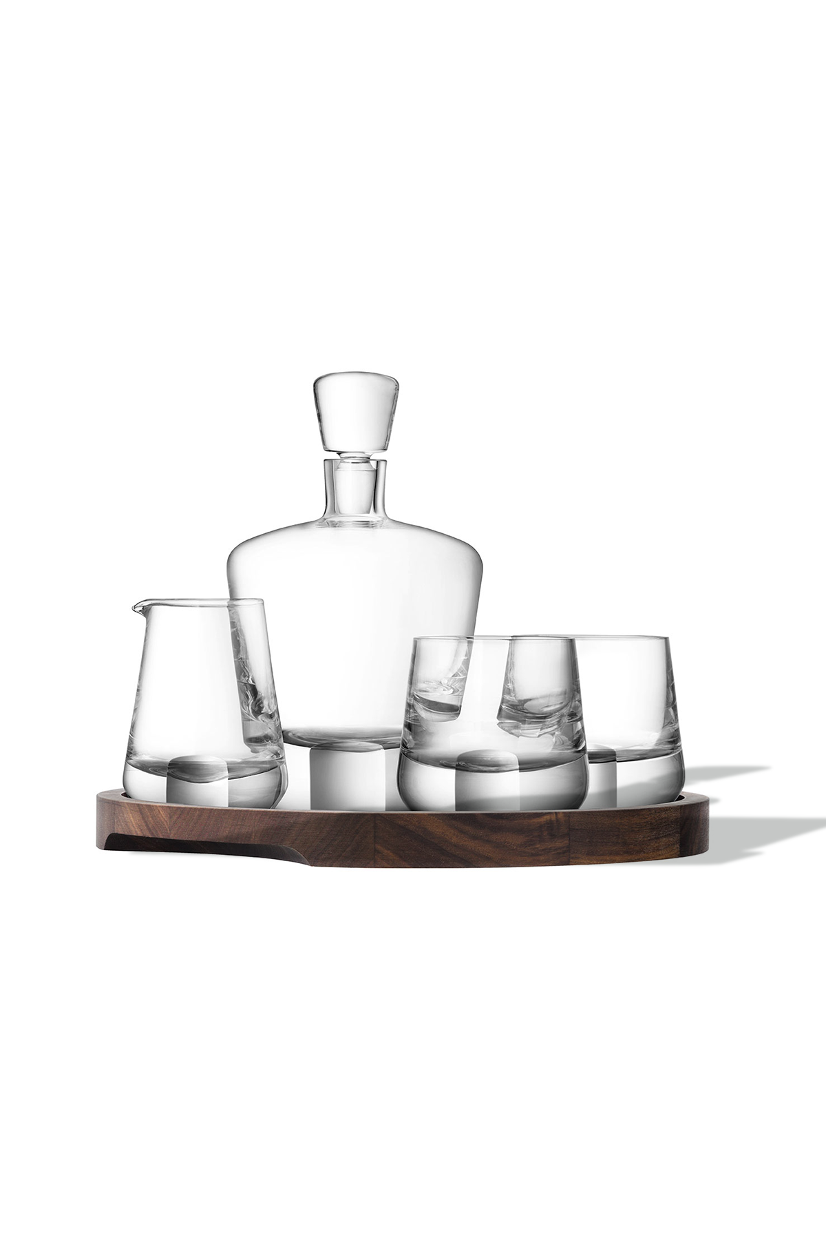 Whisky Connoisseur Set & Walnut Tray